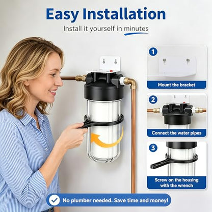 Whole House Water Filter Housing