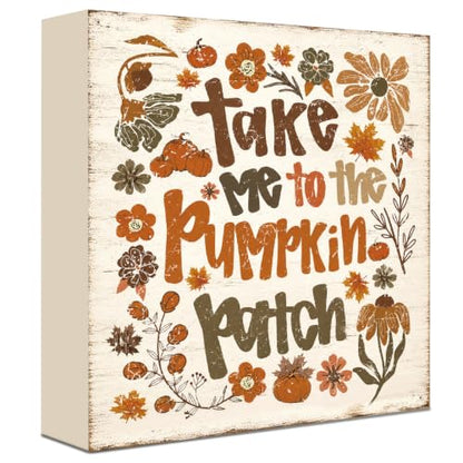 Fall Decorations for Home Wood Sign Fall Decor Shelf Decor