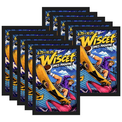 Comic Book Frame 10 Pack (Black / 6.75x10.25)