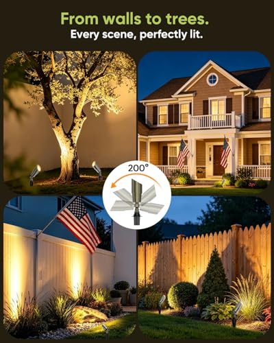 Solid Brass Low Voltage Landscape Spotlight