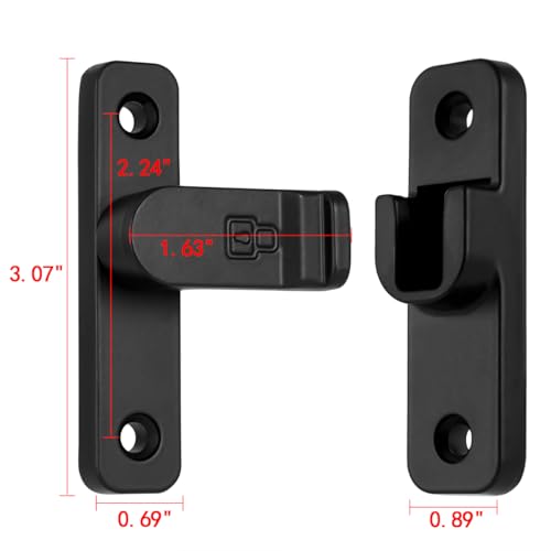 90 Degree Barn Door Lock