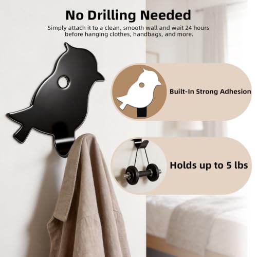 Stainless Adhesive Shower Hooks for Bathroom