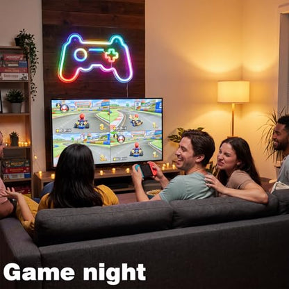 RGB Color Changing Gamepad Neon Sign