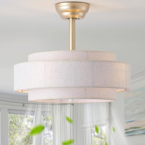 20" Boho Ceiling Fan with Light