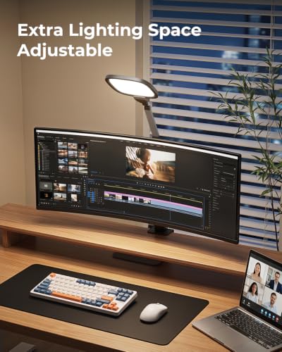 LED Desk Lamp for Home Office Video Calls