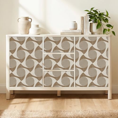 Peel and Stick Wallpaper (Beige03 / 17.7" x 236.2")
