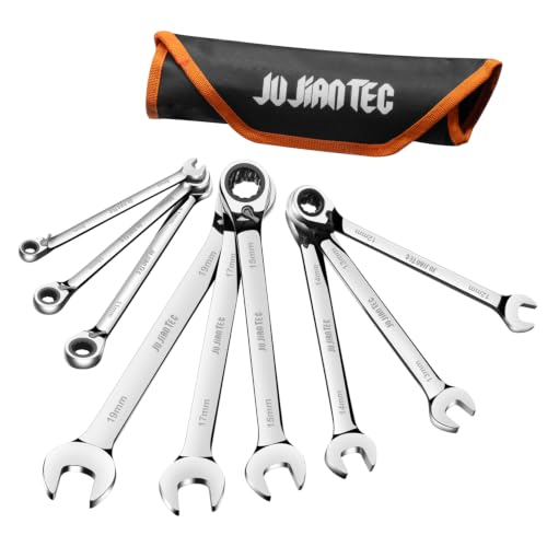 9 Piece Single Head Reversible Ratcheting Wrench Set