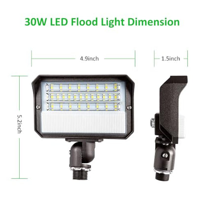 30W LED Flood Light Outdoor