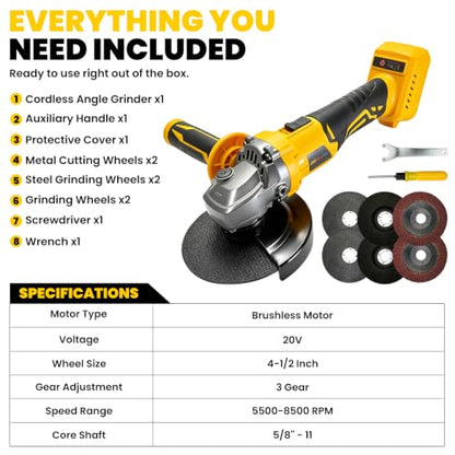 Cordless Angle Grinder