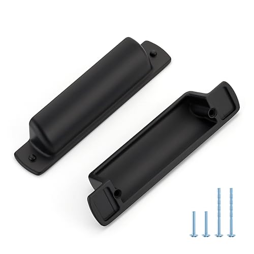 Matte Black Cabinet Pulls Cabinet Handles (Black / 3 inch Hole Center)
