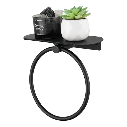 Towel Ring with Storage Shelf