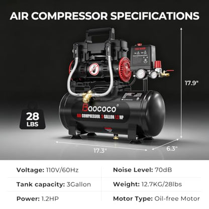 Ultra Quiet Air Compressor