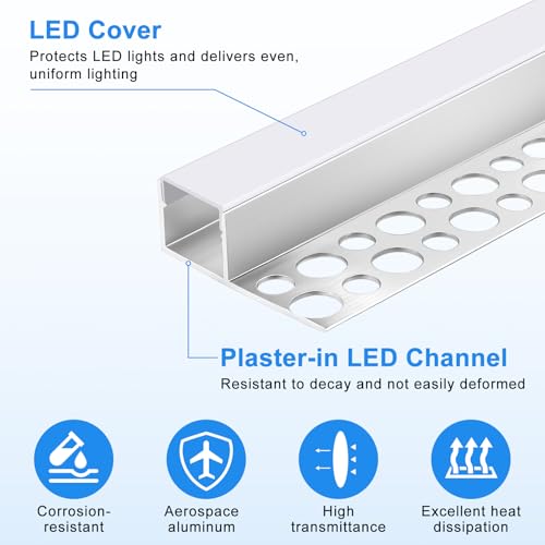 Plaster in LED Channel