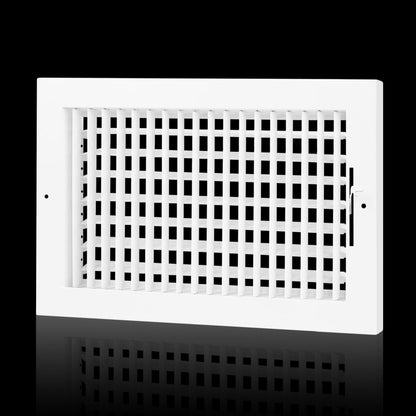 12x8 Adjustable Vent Cover Ceiling Register Vent Cover for Wall 12x8 Duct (12"Wx8"H)