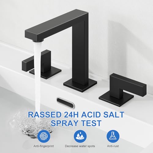 Bathroom Sink Faucets 3 Hole Vanity Faucet with Drain