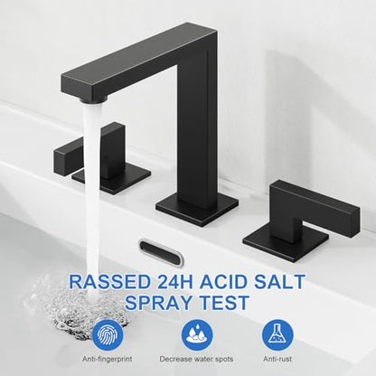Bathroom Sink Faucets 3 Hole Vanity Faucet with Drain