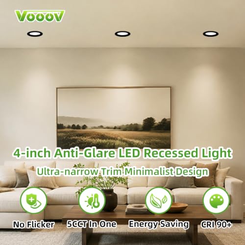 4 Inch Black Anti Glare Ultra (Black / 6pack)