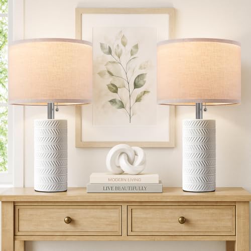Modern Ceramic Table Lamps Set of 2