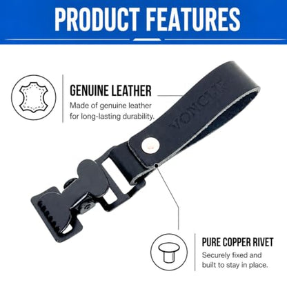 Leather Work Glove Holder Clips