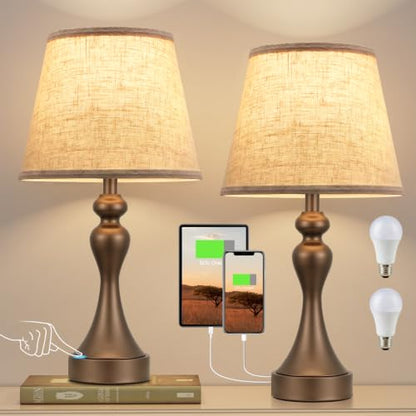 Bedroom Lamps Set of 2