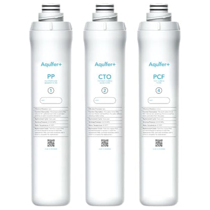 Replacement Filter Sets for Bluevua RO100ROPOT Systems