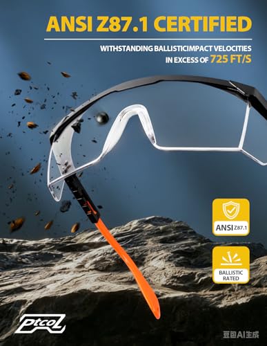 Safety Glasses 4 Pack Anti Fog (Clear)
