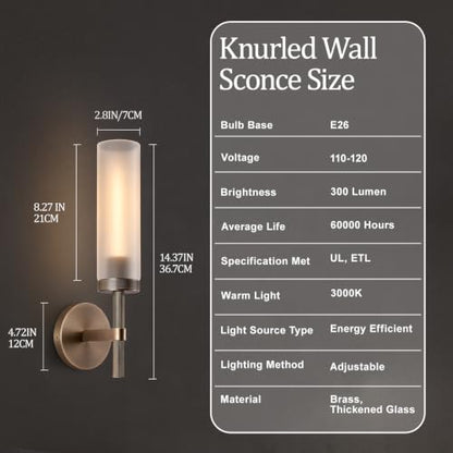 Knurled Wall Sconces