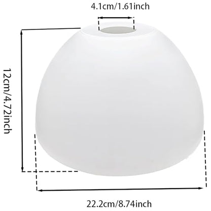 2 PCS Bowl Lamp Shade 1.65 in Fitter Floor Lamp Cover Replacement