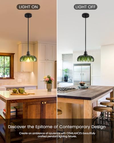 Glass Pendant Lights Kitchen Island