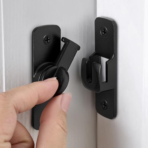 Matte 90 180° Flip Barn Door Latches