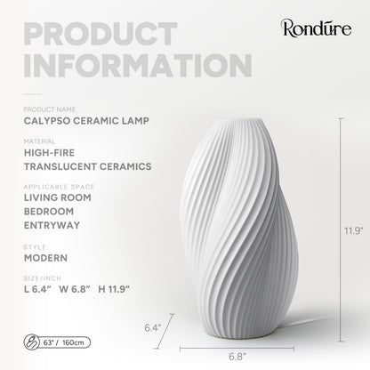 Modern Ceramic Decorative Table Lamp Living Room Bedroom Bedside