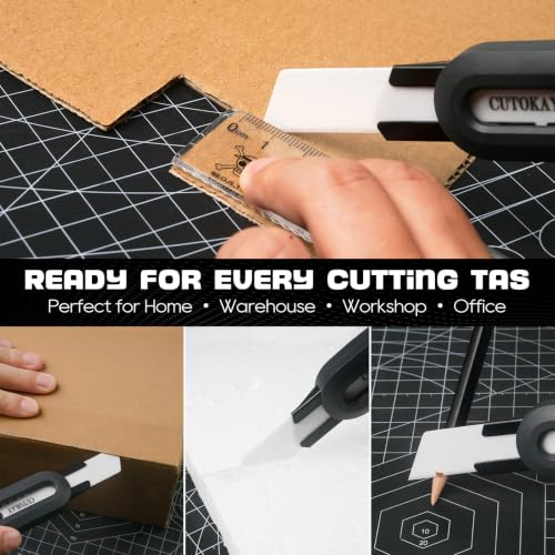 Ceramic Utility Knife Blades 18mm Fits Most Large Utility Knives Box Cutter Blades