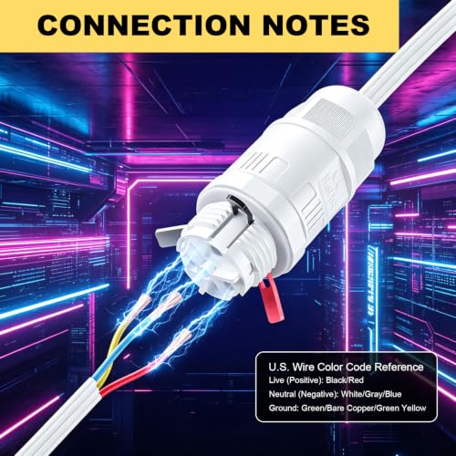 Waterproof Connector for Govee Permanent Outdoor Lights