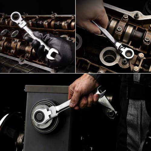 Flex Head Ratcheting Wrench Set