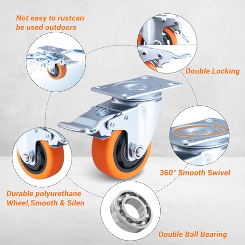 Caster Wheels Set of 4