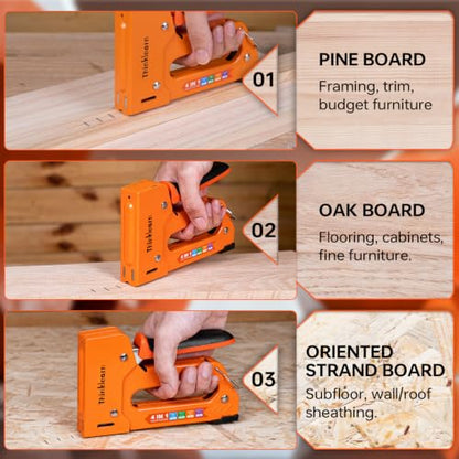 4-in-1 Heavy Duty Upholstery Staple Gun with 4000 Staples