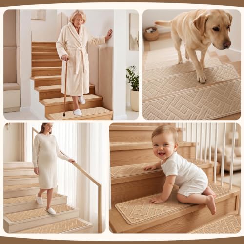 Non Slip Stair Treads for Wooden Steps