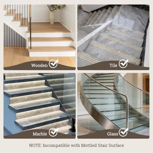 Stair Treads Non Slip for Wooden Steps
