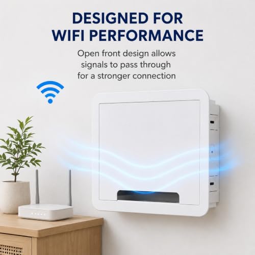 9" in Wall Media Box Recessed Outlet Box Cable Management