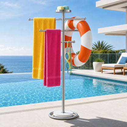 Pool Towel Rack Outdoor