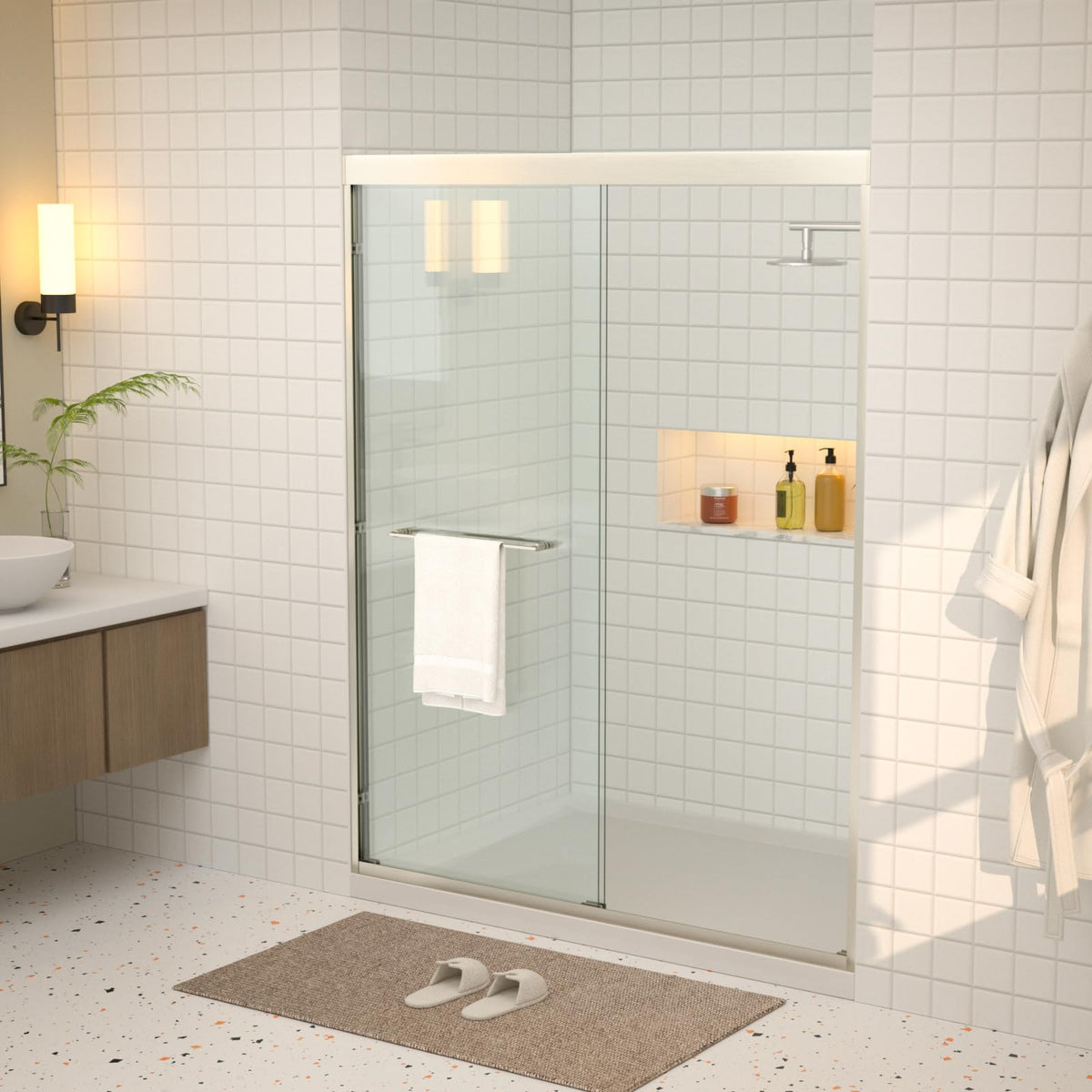 56 60" W x 76" H Semi (Brushed / 60''x76'')