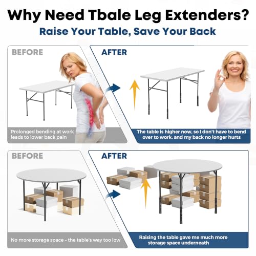 Table Leg Risers