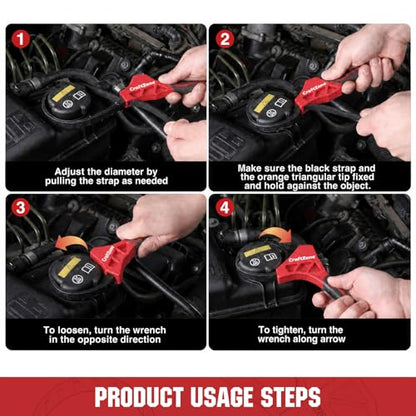2 piece Strap Wrench Set