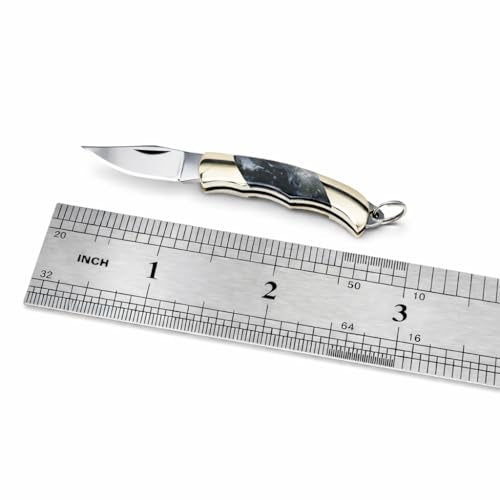 Mini Folding Pocket Knife with Shell Handle