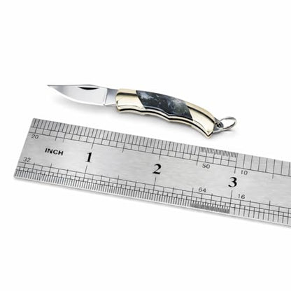 Mini Folding Pocket Knife with Shell Handle