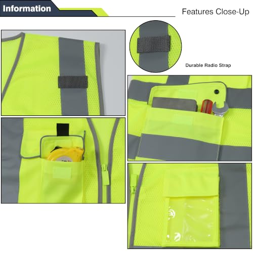 High Visibility Reflective Safety Vest