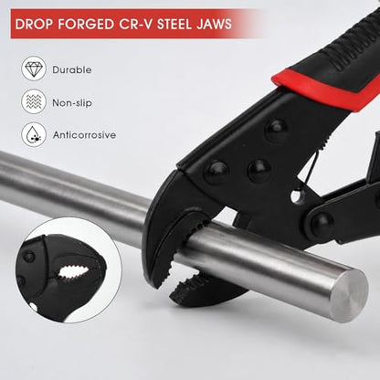 2pcs Locking Pliers Set