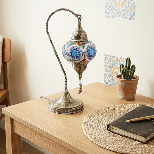 Turkish Moroccan Mosaic Table Lamp