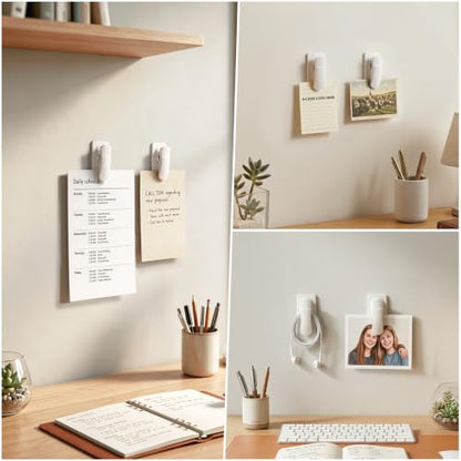 Tapestry Hangers Self Adhesive Strip Wall Hanging Spring Clips