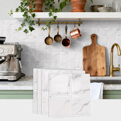 3D Peel and Stick Kitchen Backsplash Tile Stickers Decal Panel